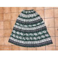 ราคา กระโปรงบานย้วยกระโปรงช้าง กระโปรง ท่อน กระโปรงลายช้าง เอวยางยืด สินค้าพร้อมส่ง (21475558766)