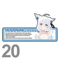 ราคา สติกเกอร์ติดเคสคอมพิวเตอร์อะนิเมะสติกเกอร์เตือนกระจกโปร่งใสด้านข้างแบบสองมิติสำหรับช่องจ่ายไฟสติกเกอร์ตกแต่งโฮสต์เดสก์ท็อป (17568614871)