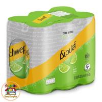 ราคา ชเวปส์ Schweppes น้ำโซดา โทนิค จิงเจอร์เอล น้ำอัดลม 5 รสชาติ ขนาด 330 มล แพ็ค 6 กระป๋อง (15355038022)