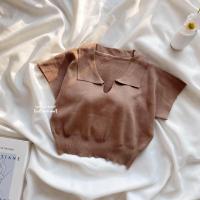 ราคา ชุดเซต2ชิ้น เสื้อครอป คอปก กางเกงวอร์ม เอวสูง ขาสั้น (21427704964)