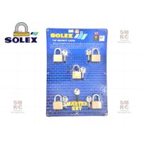ราคา SOLEX กุญแจ MASTER 5ตัวชุด กุญแจ แม่กุญแจ พวงกุญแจ (3691928368)