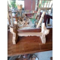 ราคา ขาตั้งกลองตะโพนไทย เท้าตะโพนไทย ขนาดมาตรฐานหน้ากว้าง10 แบบไม่ทาน้ำมัน แข็งแรงทนทาน ไม้แก่นจามจุรี บ้านทำกลองโอทอปจ อ่างทอง (17423719496)