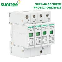 ราคา Suntree SUP1 40 AC Surge Protection Device 4P 385V AC 20K 40KA SPD อุปกรณ์ป้องกันฟ้าผ่า ตัวป้องกันฟ้าผ่า ไฟกระชาก กันฟ้าผ่าโซล่าเซล ซันทรี (21272607707)