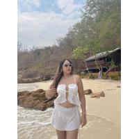 ราคา Shell Set ชุดเซ็ทไปทะเล 3 ชิ้น เสื้อ กกน กระโปรง สำหรับสาวอวบอ้วน (21369750682)