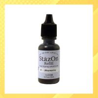 ราคา หมึกปั๊มหมึกญี่ปุ่น ตรา STAZON ตลับใหญ่ ของแท้100 ปั๊มได้กับทุกพื้นผิว พลาสิกผ้ากระดาษ ฯลฯ (19830369006)