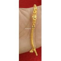 ราคา สร้อยข้อมือสี่เสาขั้นโอ่ง ลายทองแท้เยาวราช การันตีงานดีสีสวยเหมือนจริง (20960791061)
