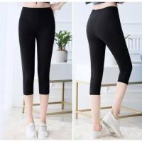 ราคา กางเกงเลคกิ้ง ขา5ส่วน สีดำ รุ่นบาง กางเกงเลคกิ้งเอวยางยืดผ้านิ้มใส่สบาย ยืดได้ตามตัวรัดรูปผู้หญิง (16098971547)