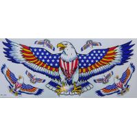 ราคา สติกเกอร์นกอินทรีลายธงชาติอเมริกา USAแผ่นใหญ่ สติกเกอร์แต่งรถ ติดรถยนต์ รถมอเตอร์ไซค์ รถแข่งและพื้นผิวที่ต้องการ ขนาด 53 cm x 23 cm 1แผ่น (18882385373)
