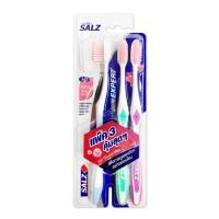 ราคา SALZ แปรงสีฟันซอลส์ แอคทีฟ กัมแคร์ แพ็คสุดคุ้ม 3 ด้าม (9737070323)