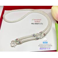 ราคา ITS ME PRE ORDER สร้อยคอเงินแท้สุโขทัย ลายหกเสา เส้นใหญ่ห้อยพระ 3 องค์ ลงยา หนัก 5 บาททองตัน ยาว 26 นิ้ว เรือนเงินแท้ (21503491301)