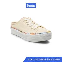 ราคา KEDS รองเท้าผ้าใบ เปิดส้น รุ่น TRIPLE KICK MULE RPC สีเหลืองอ่อน WF67286 (18817773778)