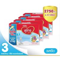 ราคา ยกลัง 4 กล่อง Dumex ดูโกร สูตร 3 ขนาด 2750 กรัม (7860008847)