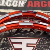 ราคา วงล้อหมากรุก FALCONE ARGON ตรงสีขาวยิงทราย ขนาด 1 4 17 ขายเป็นคู่ 1คู่ 2วงของแท้ 100 (19440563103)