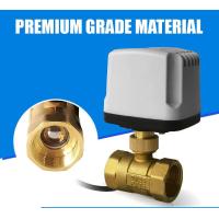 ราคา บอลวาล์วไฟฟ้า กันน้ำ ไม่ลดแรงดัน 3 สาย 2สาย 220V 12V 24V 1 2 2 เปิดปิดเอง อัตโนมัติ motorized Electric ball valve (20802311873)