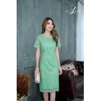 ราคา All Ladies เดรสลูกไม้ Hiend เลื่อม เดรสทำงาน เดรสออกงาน เดรสงานผ้าสวย เดรสสีบานเย็น เดรสสีเขียว ออกงานไม่มีพลาดค่ะ (20720368087)