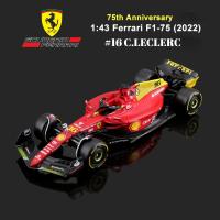 ราคา Bburago ใหม่ F1 2022รถรุ่น1 43 Scale Ferrari 75th F1 75 Leclerc Red Bull Racing Mclaren Formula 1 Diecast ของเล่น (20727595950)