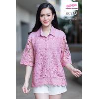 ราคา เสื้อเชิ้ตลินินเกรดพรีเมี่ยมแต่งลูกไม้ (18066711225)