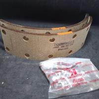 ราคา ผ้าเบรคหน้า หลัง รถบรรทุก HINO KM320 500 540 ยี่ห้อCOMPACT 4ชิ้น ชุด 14รู (18233394612)