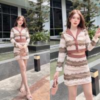 ราคา ป้าย Arabella เซท 2 ชิ้นเสื้อกับกระโปรงผ้าลูกไม้ทูโทน ผ้านิ่มใส่สบาย (20005079486)