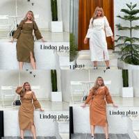 ราคา ชุดเซต เสื้อ กระโปรงยาวผ่าข้าง เก๋ๆ เสื้อผ้าสาวอวบอ้วน พลัสไซส์ ไซส์ใหญ่ (19404136047)