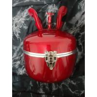 ราคา กระปุกออมสิน กระปุกออมสินถังขนาดเล็ก เปิดปิดล็อคกุญแจได้ภายในเคลือบสีกันสนิม รอบๆตัวถังสีมีตำหนิไม่เสมอตัวถังมีลอย เป็นถังมือสอง (21489601419)