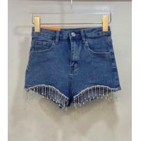 ราคา กางเกงยีนส์ขาสั้น แต่งเพชร สไตล์ฮ่องกง (18865783678)