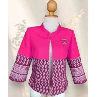 ราคา เสื้อพื้นเมือง เสื้อพื้นเมืองผ้าฝ้าย เสื้อคลุมผ้าไทย เสื้อลายขอ เสื้อพื้นเมืองใส่ทำงาน เสื้อพื้นเมืองผู้หญิง เสื้อสูทผ้าไทย (21043781713)