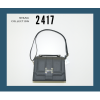 ราคา กระเป๋าเเฟชั่นผู้หญิงสะพายข้างทรงกล่อง No 2417 NE NA Collection Bag (21024613635)
