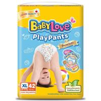 ราคา แพมเพิส เบบี้เลิฟเพลย์แพ้นส์ Babylove Play Pants Premium 1 ห่อ แพมเพิส BABY LOVE แพมเพิสเด็ก มีไซส์ S M L XL XXL XXXL แบบกางเกง (16763300236)
