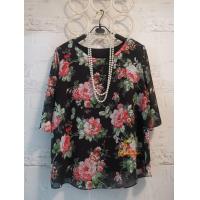 ราคา เสื้อชีฟองสวยๆ เสื้อสตรี เสื้อชีฟองผู้ใหญ่ เสื้อชีฟองลายดอก เสื้อสาวอวบ เสื้อไซส์ใหญ่ มีซับใน ฟรีไซส์ เสื้อใส่ออกงาน เสื้อผ้าแฟชั่น (20706240105)