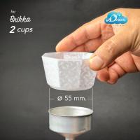 ราคา Brikka 2 cups แหวนกรอกกาแฟ Dosing Ring กรวยกรอกกาแฟ สำหรับ MokaPot Bialetti Brikka 2 cups (8420702317)