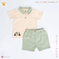 ราคา Elegant Kids ชุดโปโลเด็กผู้ชาย 1 3 ขวบ Camping Collection ชุดใส่ไปเที่ยวเด็ก เสื้อคอปกแขนสั้น กางเกงขาสั้น (21454804897)