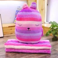 ราคา ราคาส่งไปเลย ตุ๊กตาหมอนผ้าห่มคราฟซุกมือได้ ผ้าห่มเย็บด้นขอบ (9224493489)