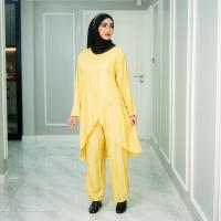 ราคา ชุดเซ็ตกางเกงมุสลิมผู้หญิง ทรงแฟชั่นอิสลาม ดีเทลหน้าไขว้ ทรงสวย สไตล์ตุรกีทรงสวยหรู IL98 รุสมีนี (19720187973)