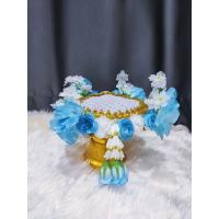 ราคา พานขันหมาก พานแหวนหมั้น สั่งทำได้ทุกสีนะคะขนาดความกว้างรวมดอกไม้ 9 นิ้วสูง 7 นิ้วใหญ่กว่าเดิม (16053020042)