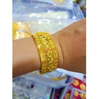 ราคา กำไลข้อมือ งานอินเดีย ใส่กับชุดอินเดีย กำไลเเบบเปิดสวมง่าย ชุดไทยโบราณ ถวายพระแม่ (18782779991)