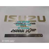 ราคา สติ๊กเกอร์ดั้งเดิม ติดฝาท้าย ISUZU TFR SPACECAB SL 2500 DI 90HP 1 ชุด มี 3 ชิ้น มี 4 สี ดำ ทอง บรอนซ์ ขาว sticker แต่งรถ ติดรถ สติกเกอ สติกเกอร์ (10960909885)