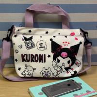 ราคา พร้อมส่ง กระเป๋าสะพายข้าง ผ้าแคนวาส ลายการ์ตูน Kitty My Melody เจ้าหญิง (7490662031)