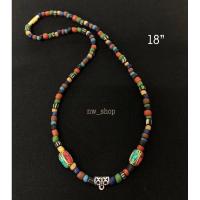 ราคา สร้อยคอลูกปัดโบราณ สร้อยคอลูกปัดเนปาล 18 (21395668787)