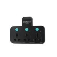 ราคา Anitech รุ่น H121 ปลั๊กไฟต่อพ่วง ปลั๊กไฟอย่างดี ขยายช่องปลั๊ก ปลั๊กไร้สาย รุ่น H121การรับประกัน 1 ปี ของแท้ ประกันศูนย์ไทย (21436863359)