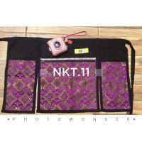 ราคา ผ้ากันเปื้อนลายไทยลายช้าง ผ้ากันเปื้อนHaft Apron ผ้ากันเปื้อนลายไทย (17978579286)