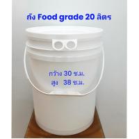 ราคา ถังพลาสติก มือสอง ฝามีห่วงดึง 20 ลิตร (21454688000)