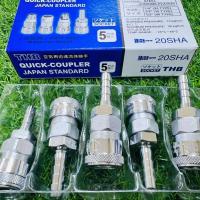 ราคา THB คอปเปอร์หางปลาเสียบสาย คอปเปอร์เสียบสายลม คอปเปอร์ตัวเมียรหัส SHA ขนาด 2หุนครึ่ง34 หุน Made in Taiwan (8602336652)