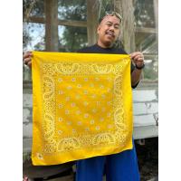 ราคา Bandana ผ้าเช็ดหน้าลูกน้ำ ผ้าผืนใหญ่ 70 cm ใช้โพกหัว ผูกเป็นเกาะอกได้ (20846569463)