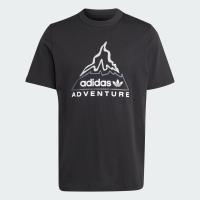 ราคา adidas ไลฟ์สไตล์ เสื้อยืดพิมพ์ลาย adidas Adventure ผู้ชาย สีดำ IL5183 (21454280066)