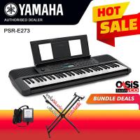 ราคา ฟรี ขาตั้ง Yamaha PSR E273 Keyboard คีย์บอร์ดไฟฟ้า 61คีย์ Digital Portable Keyboard ยามาฮ่า คีย์บอร์ด (1030444102)