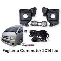 ราคา ไฟตัดหมอก รถตู้ Commuter 2014 2016 2018 led แสงขาว Foglamp Toyota Hiace Commuter led (21436716039)