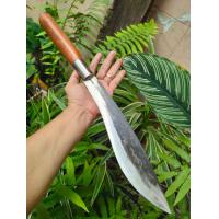 ราคา มีดเหน็บ มีดอีเหน็บ อีเหน็บ E Nep มีดแคมป์ มีดเดินป่า ใบ 12 SUP9 ชุบแข็งบ่อเกลือ ผิวไฟ ด้ามไม้ประดู่ คอกั่นมีดสแตนเลส (18422164195)
