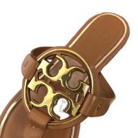 ราคา Tory burch HongKong TORY BURCH TB leather flat bottom soft womens flip flops (20602464985)