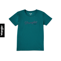 ราคา WRANGLER เสื้อยืดแขนสั้นผู้หญิง ทรง REGULAR รุ่น WR F523WTSSF72 (21168399298)